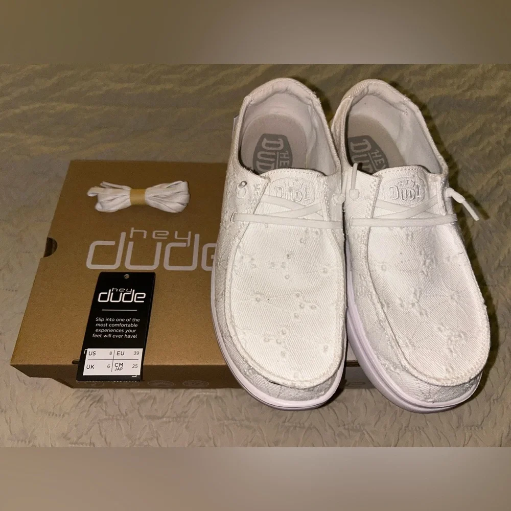 Hey Dude Wendy Rise Eyelet Slip-On Shoe - Picture 1 of 4